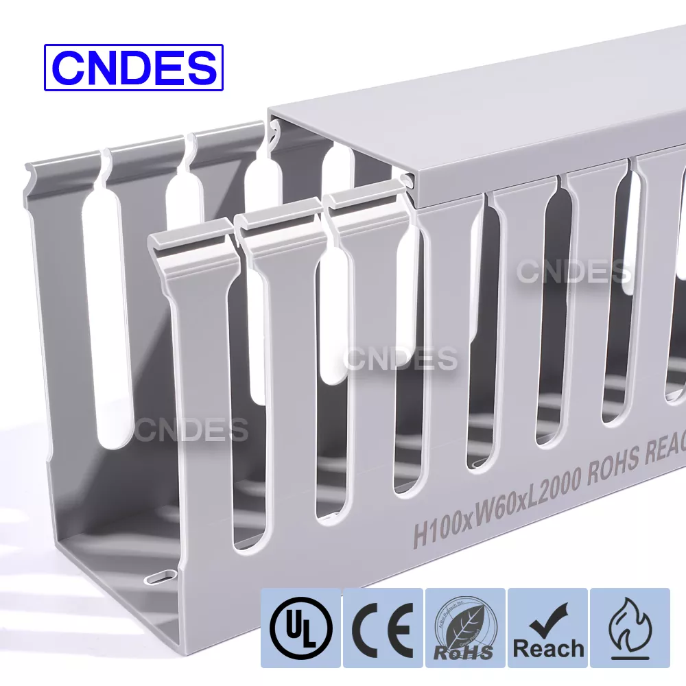 विद्युत पैनलों के लिए 100×60 पीवीसी डक्ट